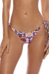 Luli Fama Maracuya Kisses Wavy Ruched Back Tie Side Bottom